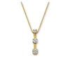 Thumbnail Image 1 of Previously Owned Diamond Necklace 1/2 ct tw 14K Yellow Gold