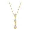 Thumbnail Image 1 of Previously Owned Diamond Necklace 1/2 ct tw 14K Yellow Gold