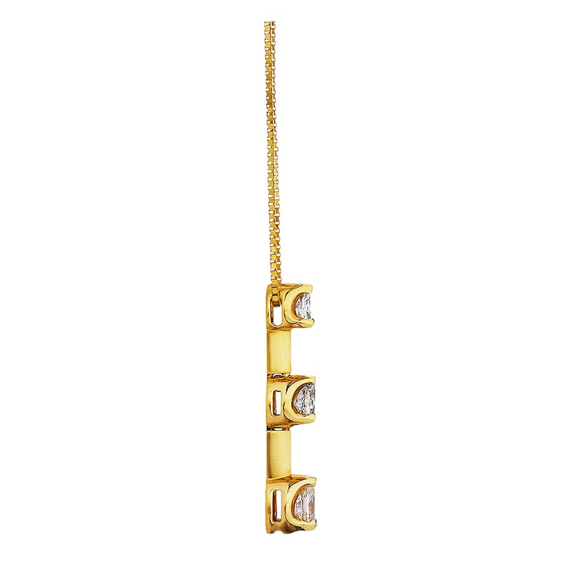 Main Image 2 of Previously Owned Diamond Necklace 1/2 ct tw 14K Yellow Gold