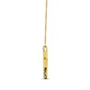 Thumbnail Image 2 of Previously Owned Diamond Cross Necklace 1/8 ct tw Round-Cut 14K Yellow Gold 18&quot;