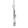 Thumbnail Image 2 of Previously Owned Diamond Cross Necklace 1/4 cttw 14K White Gold