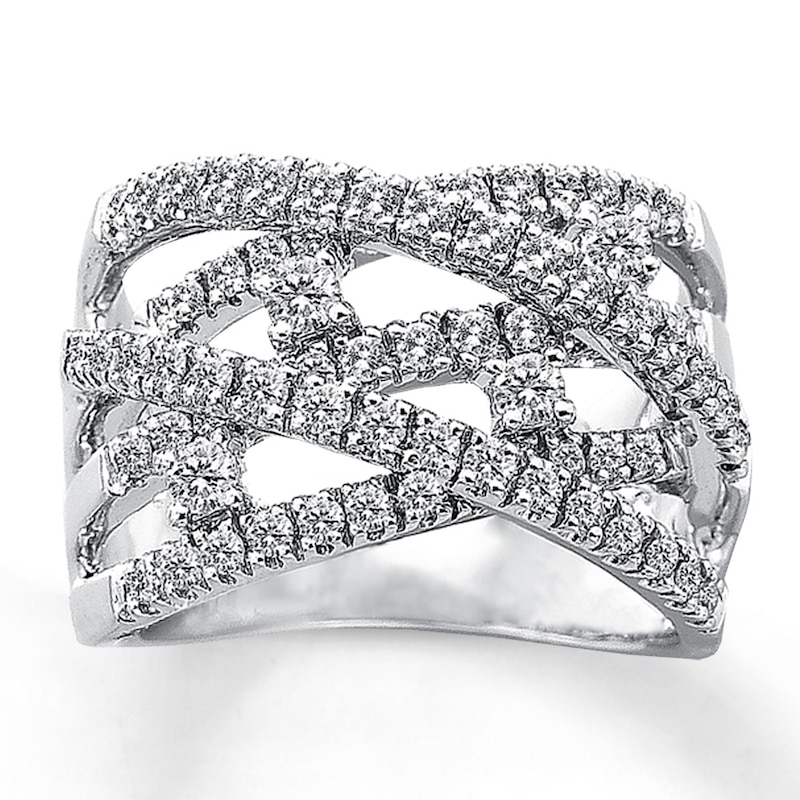 Main Image 1 of Previously Owned Diamond Ring 1 ct tw 14K White Gold
