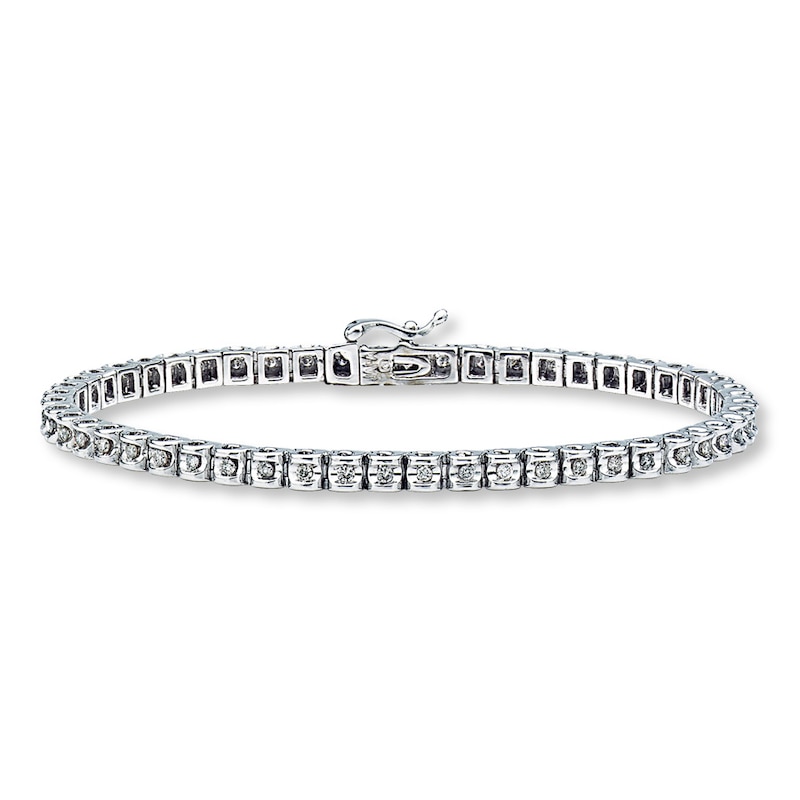 Main Image 1 of Previously Owned Bracelet 3/4 ct tw Diamonds 14K White Gold
