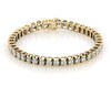 Thumbnail Image 1 of Previously Owned Round-Cut Diamond Link Bracelet 7 ct tw 14K Yellow Gold 7.5"