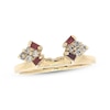 Thumbnail Image 1 of Previously Owned Ruby & Diamond Enhancer Ring 1/6 ct tw Round-cut 14K Yellow Gold