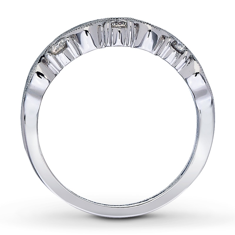 Main Image 2 of Previously Owned Diamond Band 1/2 ct tw 14K White Gold