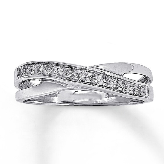 Previously Owned Diamond Anniversary Band 1/4 ct tw 14K White Gold