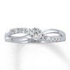 Thumbnail Image 1 of Previously Owned Promise Ring 1/4 ct tw Diamonds 10K White Gold