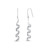 Thumbnail Image 1 of Previously Owned Diamond Dangle Earrings 1/8 cttw 14K White Gold