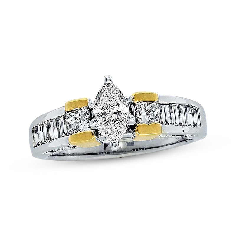 Main Image 1 of Previously Owned Ring 1-1/2 ct tw Diamonds 14K Two-Tone