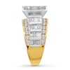 Previously Owned Ring 3 ct tw Diamonds 14K Two-Tone Gold