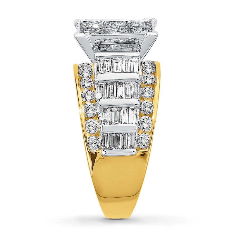 Main Image 2 of Previously Owned Ring 3 ct tw Diamonds 14K Two-Tone Gold