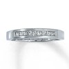 Thumbnail Image 1 of Previously Owned Diamond Anniversary Ring 1/4 ct tw Round-cut Platinum