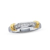Thumbnail Image 1 of Previously Owned Diamond Anniversary Band 1/4 ct tw Princess-cut 14K Two-Tone Gold