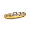 Thumbnail Image 1 of Previously Owned Diamond Anniversary Band 3/4 ct tw Round & Baguette-Cut 14K Yellow Gold