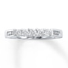 Thumbnail Image 1 of Previously Owned Anniversary Band 3/8 ct tw Round-cut Diamonds 14K White Gold