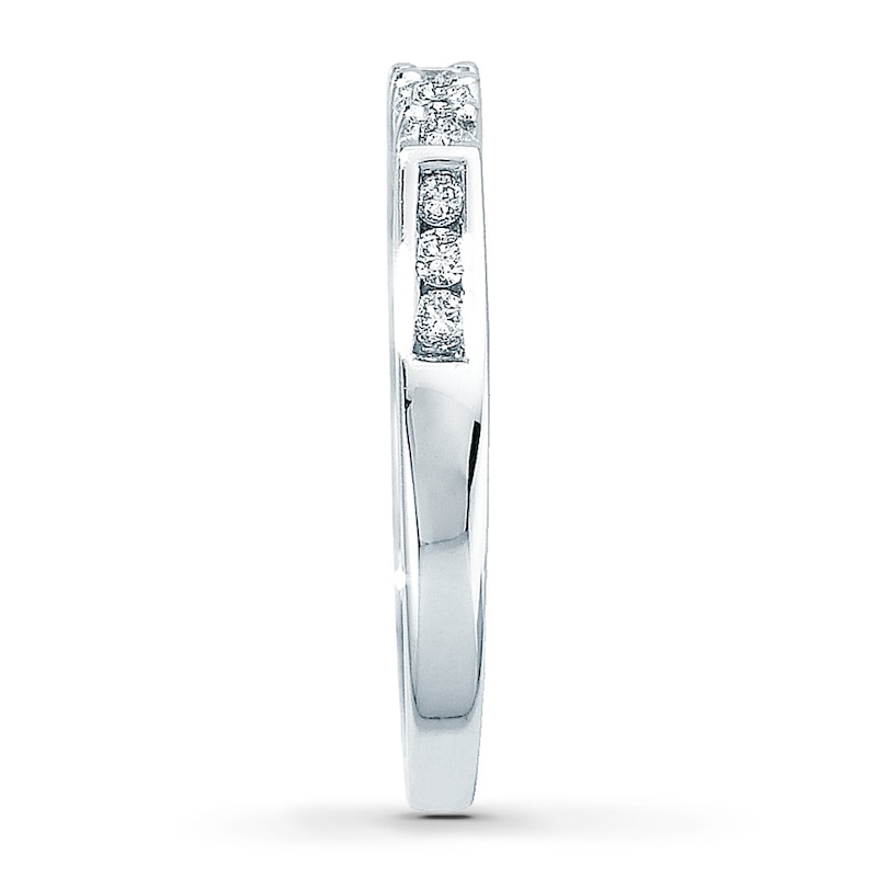 Main Image 3 of Previously Owned Anniversary Band 3/8 ct tw Round-cut Diamonds 14K White Gold