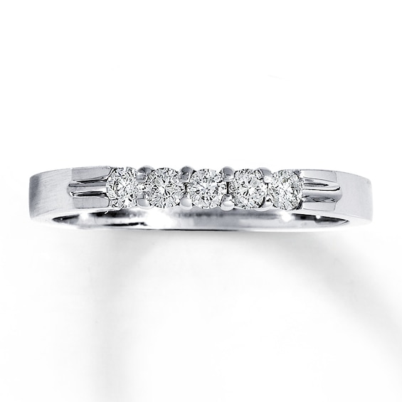 Previously Owned Diamond Band 1/4 ct tw 14K White Gold