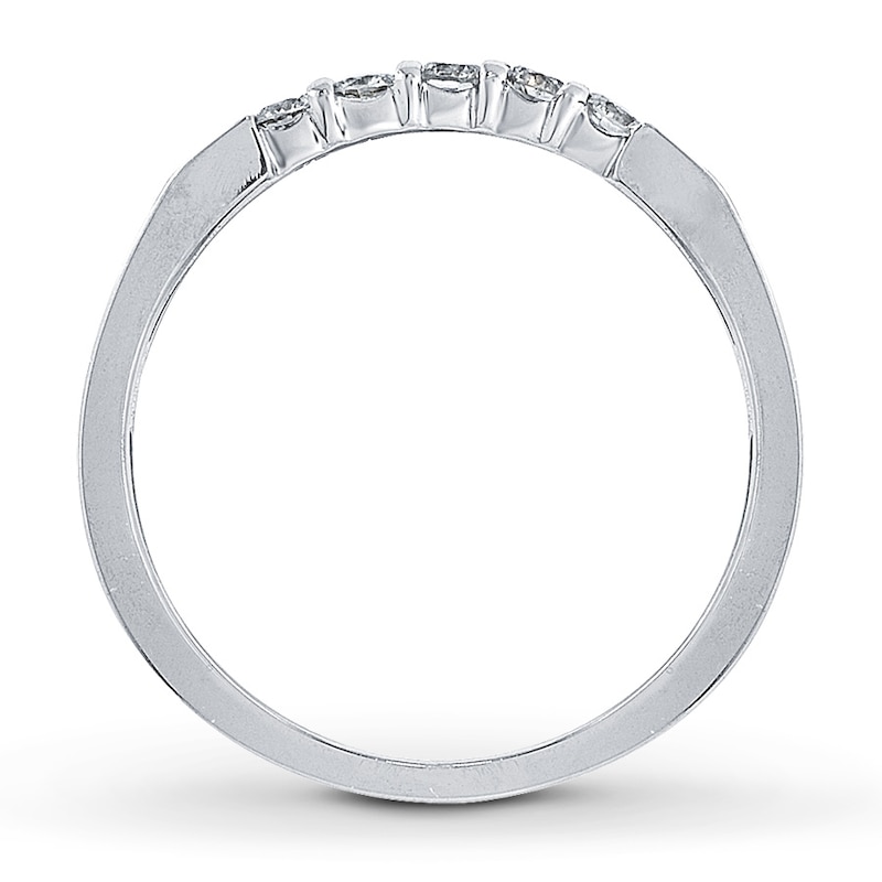 Main Image 2 of Previously Owned Diamond Band 1/4 ct tw 14K White Gold