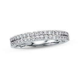 Previously Owned Diamond Anniversary Band 1/3 ct tw Round-cut 14K White Gold