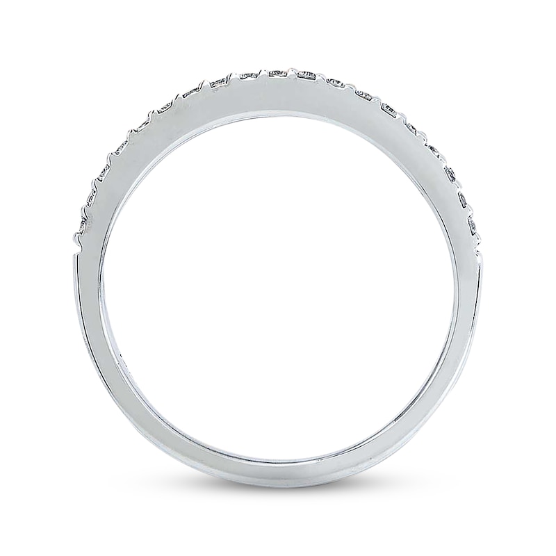 Main Image 2 of Previously Owned Diamond Anniversary Band 1/3 ct tw Round-cut 14K White Gold