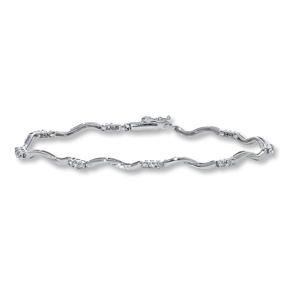 Previously Owned Diamond Bracelet 1/2 ct tw 10K White Gold