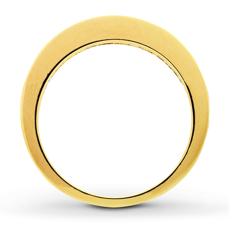 Main Image 2 of Previously Owned Wedding Band 1/6 ct tw Round-cut Diamonds 14K Yellow Gold