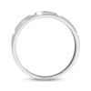Thumbnail Image 2 of Previously Owned Men's Diamond Band 1/8 cttw 14K White Gold Size 10.25
