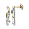 Thumbnail Image 1 of Previously Owned Earrings 1/3 ct tw Diamonds 14K Two-Tone Gold