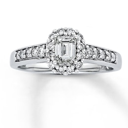 Previously Owned Diamond Ring 3/4 ct tw 14K White Gold