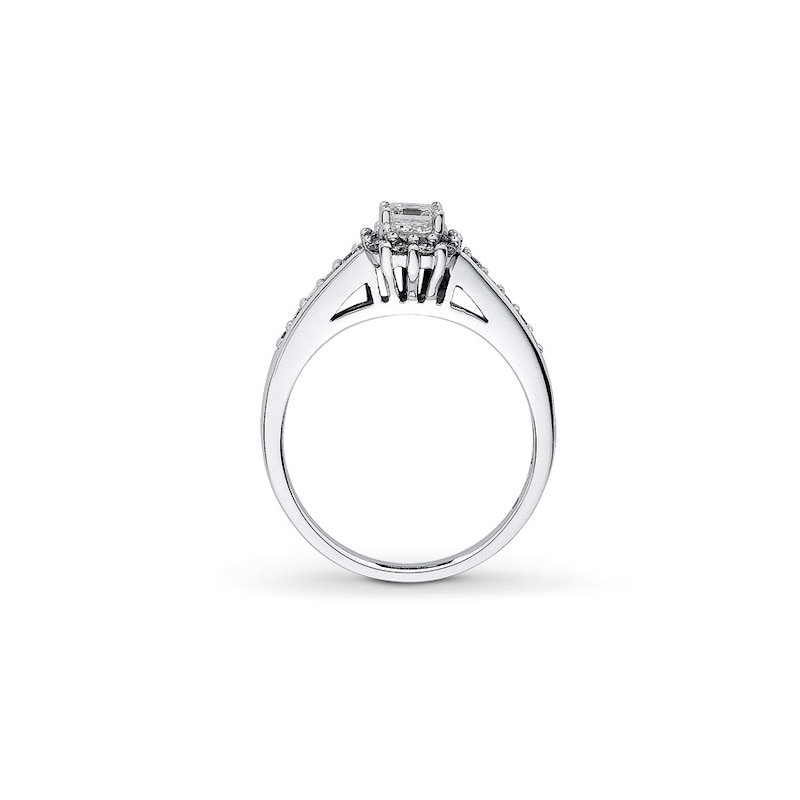 Main Image 2 of Previously Owned Diamond Ring 3/4 ct tw 14K White Gold