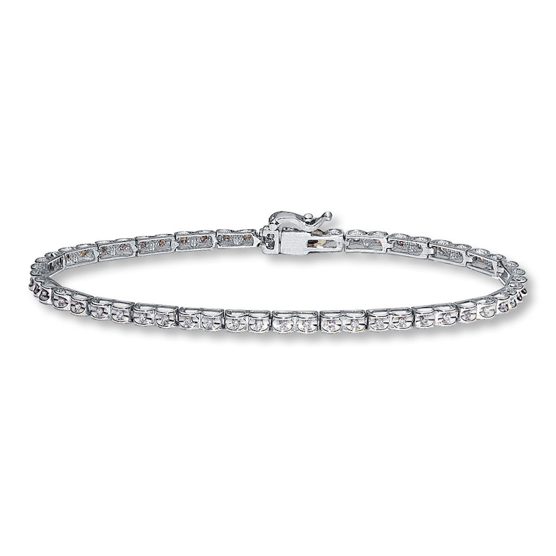 Main Image 1 of Previously Owned Diamond Bracelet 1/4 ct tw 10K White Gold