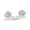 Thumbnail Image 1 of Previously Owned Diamond Enhancer Ring 1/2 ct tw Round/Baguette-cut 14K White Gold