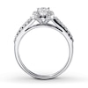 Thumbnail Image 2 of Previously Owned Diamond Engagement Ring 5/8 ct tw Round-cut 14K White Gold