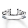 Thumbnail Image 0 of Previously Owned Diamond Enhancer Ring 1/3 ct tw 14K White Gold