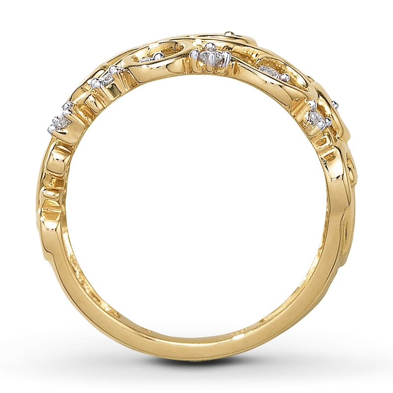 Previously Owned Diamond Ring 1/4 ct tw 10K Yellow Gold