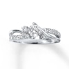 Thumbnail Image 1 of Previously Owned Diamond Engagement Ring 3/4 ct tw Round-cut 14K White Gold