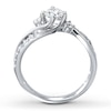 Thumbnail Image 2 of Previously Owned Diamond Engagement Ring 3/4 ct tw Round-cut 14K White Gold