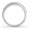 Thumbnail Image 2 of Previously Owned Wedding Band 1/3 ct tw Round-cut Diamonds 14K White Gold