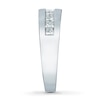 Thumbnail Image 3 of Previously Owned Men's Wedding Band 1 ct tw Square-cut Diamonds 14K White Gold