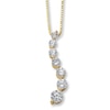 Thumbnail Image 1 of Previously Owned Necklace 1 ct tw Diamonds 14K Yellow Gold 18"