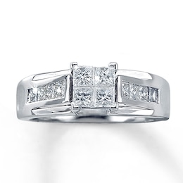 Previously Owned Ring 1 ct tw Diamonds 14K White Gold