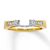 Thumbnail Image 1 of Previously Owned Diamond Enhancer Ring 1/5 ct tw Round-cut 14K Two-Tone Gold
