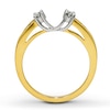 Thumbnail Image 2 of Previously Owned Diamond Enhancer Ring 1/5 ct tw Round-cut 14K Two-Tone Gold