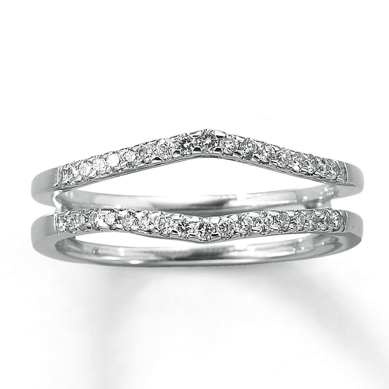 Main Image 1 of Previously Owned Enhancer 1/4 ct tw Diamonds 14K White Gold