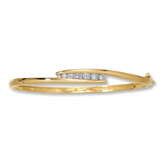 Previously Owned Diamond Bracelet 1/2 ct tw Round-cut 14K Yellow Gold