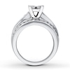 Thumbnail Image 2 of Previously Owned Diamond Engagement Ring 1-3/4 ct tw Princess/Round 14K White Gold