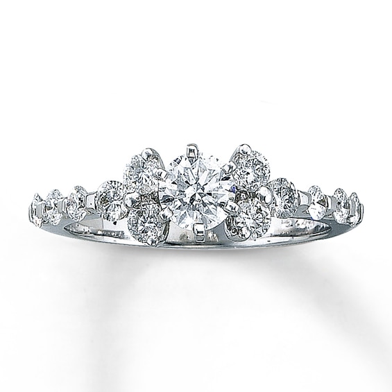 Previously Owned Diamond Engagement Ring 1 ct tw Round-cut 14K White Gold