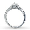 Thumbnail Image 2 of Previously Owned Diamond Engagement Ring 1 ct tw Pear/Round-cut 14K White Gold