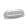 Thumbnail Image 1 of Previously Owned Men's Diamond Wedding Band 1/2 ct tw 14K White Gold